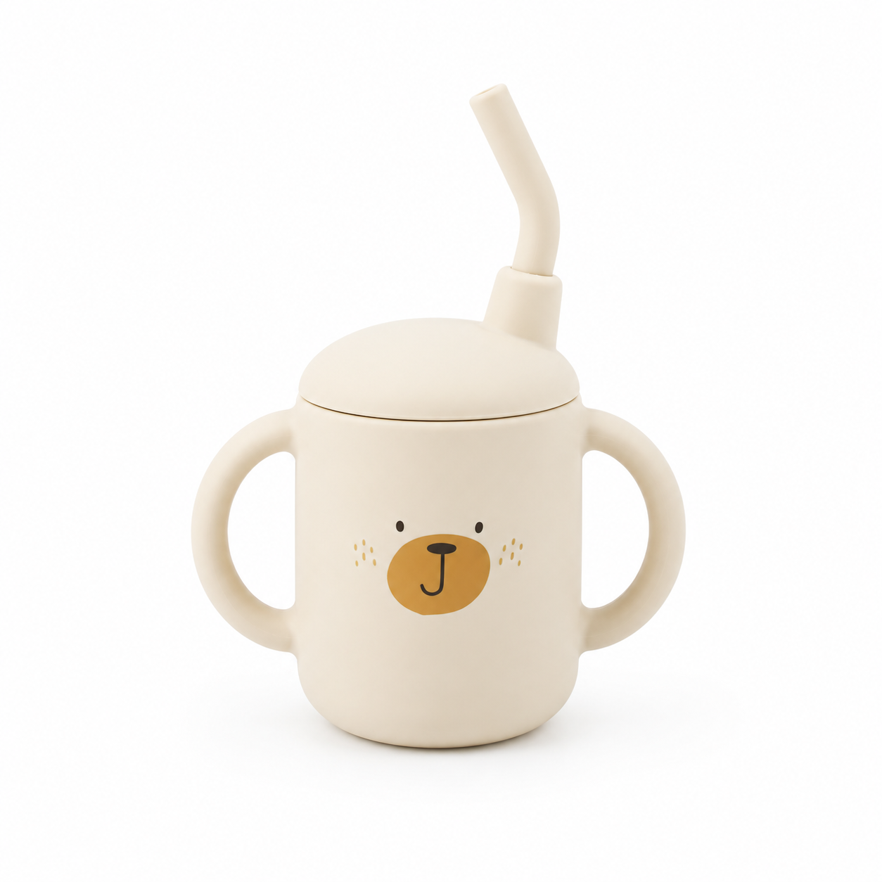 Silicone Straw Sippy Cup