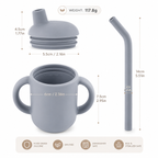 Silicone Straw Sippy Cup