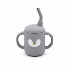 Silicone Straw Sippy Cup