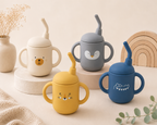 Silicone Straw Sippy Cup