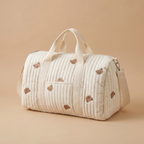 Quilted Embroidered Diaper Bag Organizer for Moms