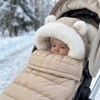 Water-Resistant Stroller Footmuff, Fleece Lined – Kidoriko