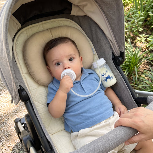 3-in-1 Hands-Free Baby Bottle with Straw – Kidoriko