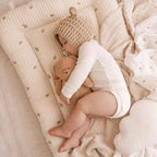 Embroidered Cotton Baby Nap Nest, Portable – Kidoriko