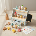 Wooden Ice Cream Stand, Montessori Play Set – Kidoriko