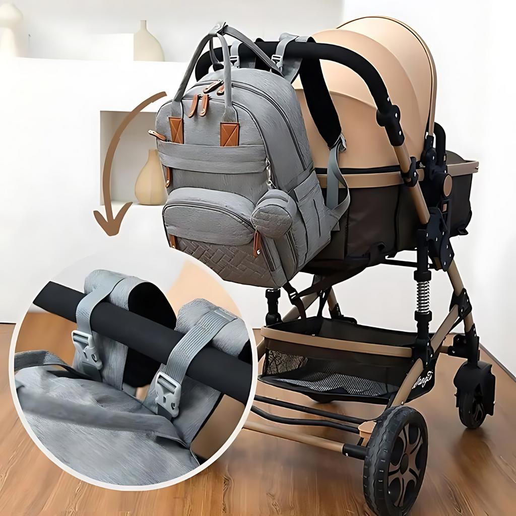 Multifunctional Diaper Bag Backpack with USB Port