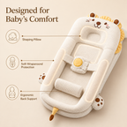 Smart Baby Lounger with Incline & Warming Comfort – Kidoriko