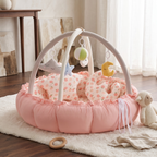 Baby Play Gym with Cushioned Nest & Toys – Kidoriko