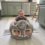 Plush Baby Sit-Up Seat with Squeaker Toys – Kidoriko
