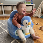 Plush Baby Sit-Up Seat with Squeaker Toys – Kidoriko