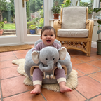 Plush Baby Sit-Up Seat with Squeaker Toys – Kidoriko