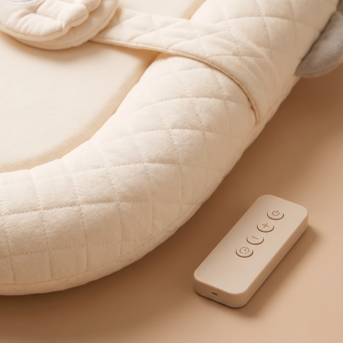 Smart Soothing Baby Lounger with Warming & Incline