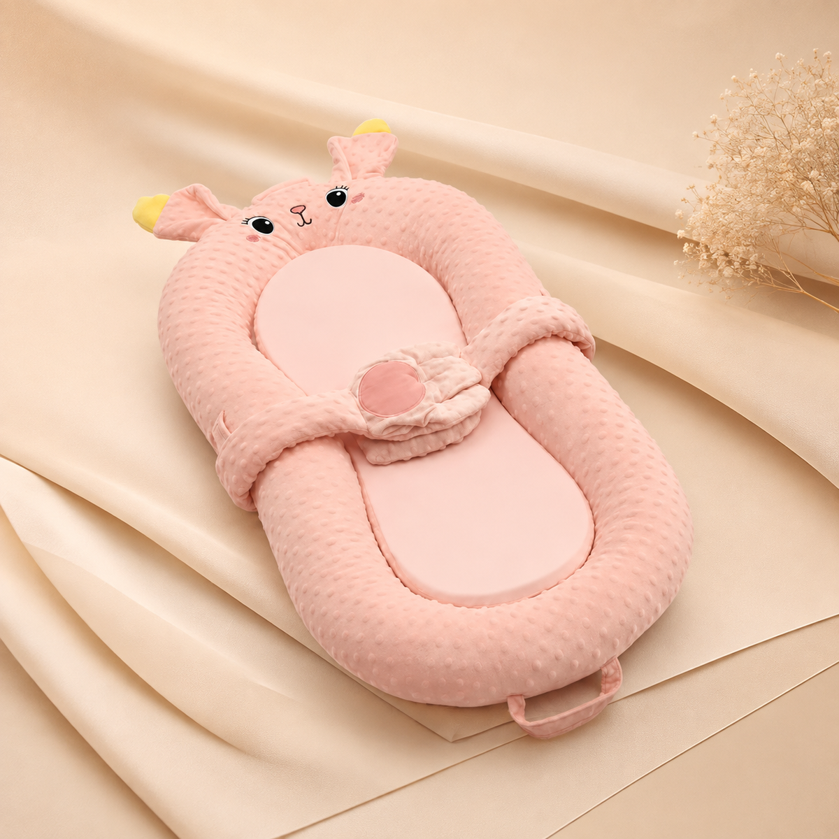 Smart Soothing Baby Lounger with Warming & Incline