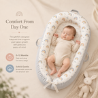 Premium Cotton Baby Lounger Nest, OEKO-TEX Certified – Kidoriko