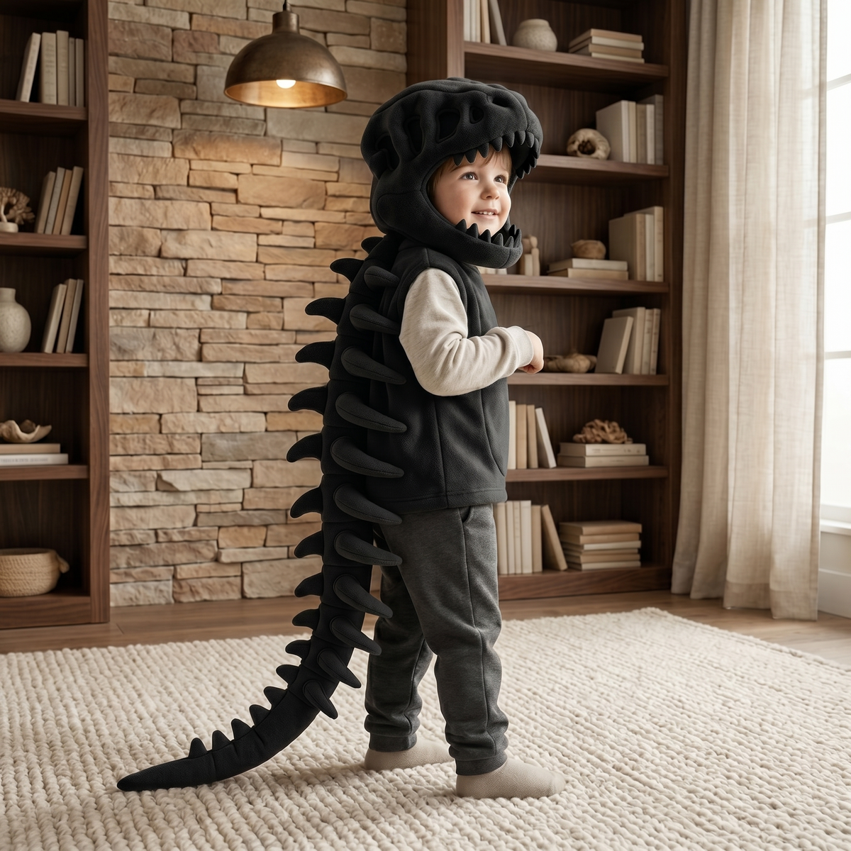 Dinosaur Plush Hoodie for Kids – Kidoriko