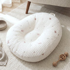 Ergonomic Cotton Baby Lounger Nest, 5° Incline – Kidoriko