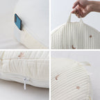 Ergonomic Cotton Baby Lounger Nest, 5° Incline – Kidoriko