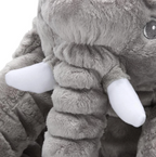 Plush Elephant Pillow, Soft Cotton Nursery – Kidoriko