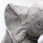 Plush Elephant Pillow, Soft Cotton Nursery – Kidoriko