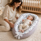 Premium Cotton Baby Lounger Nest, OEKO-TEX Certified – Kidoriko