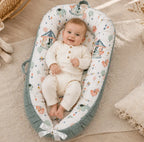 Premium Cotton Baby Lounger Nest, OEKO-TEX Certified – Kidoriko