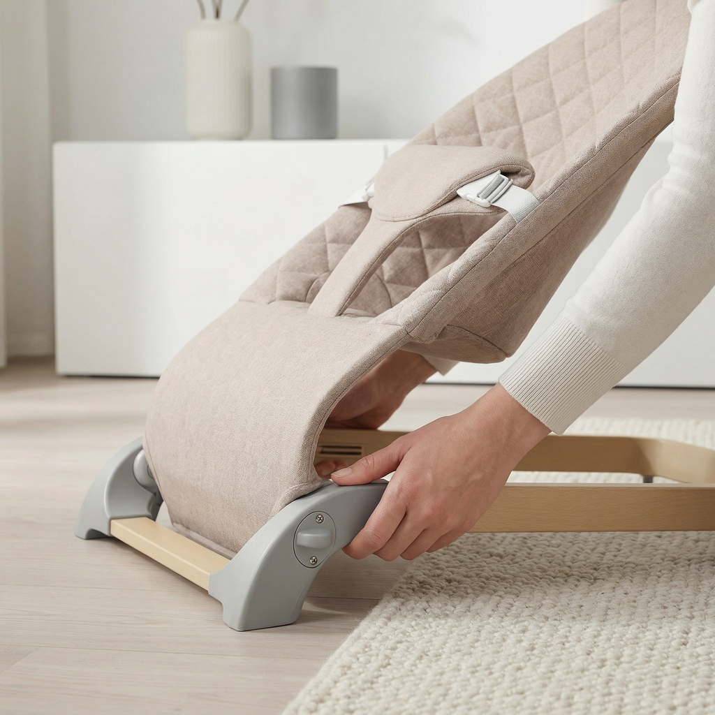 Ergonomic Baby Bouncer, Natural Rocking – Kidoriko