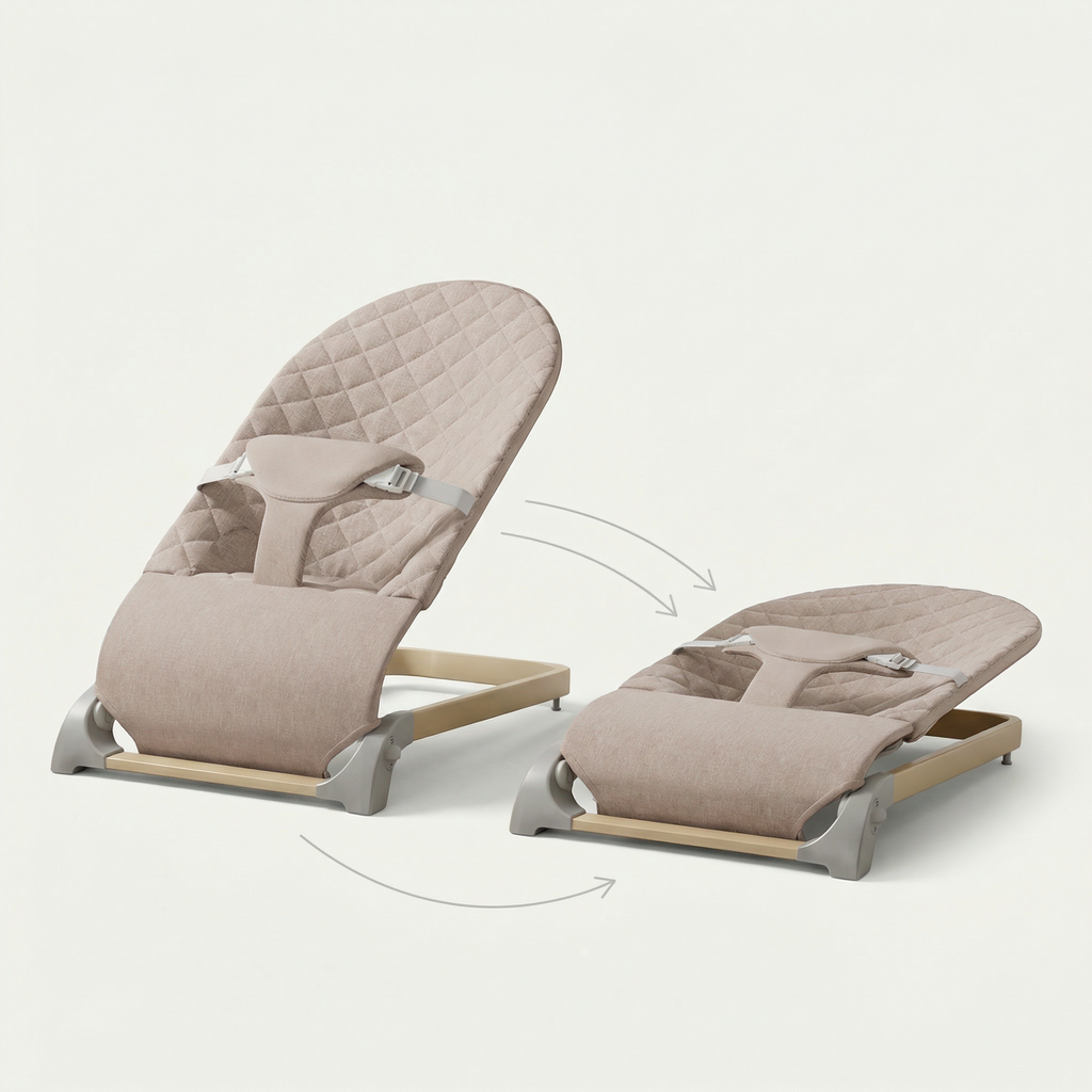 Ergonomic Baby Bouncer, Natural Rocking – Kidoriko
