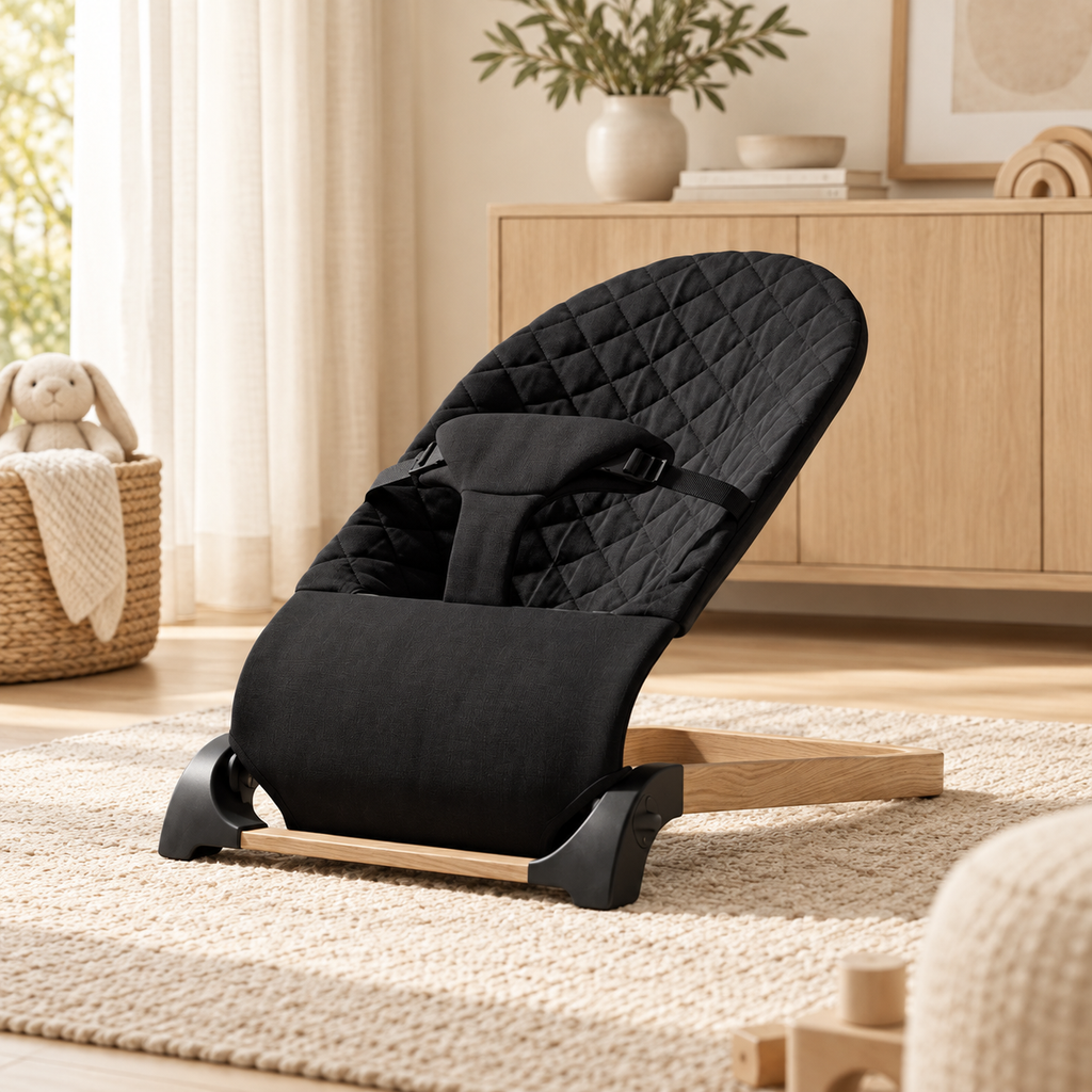 Ergonomic Baby Bouncer, Natural Rocking – Kidoriko