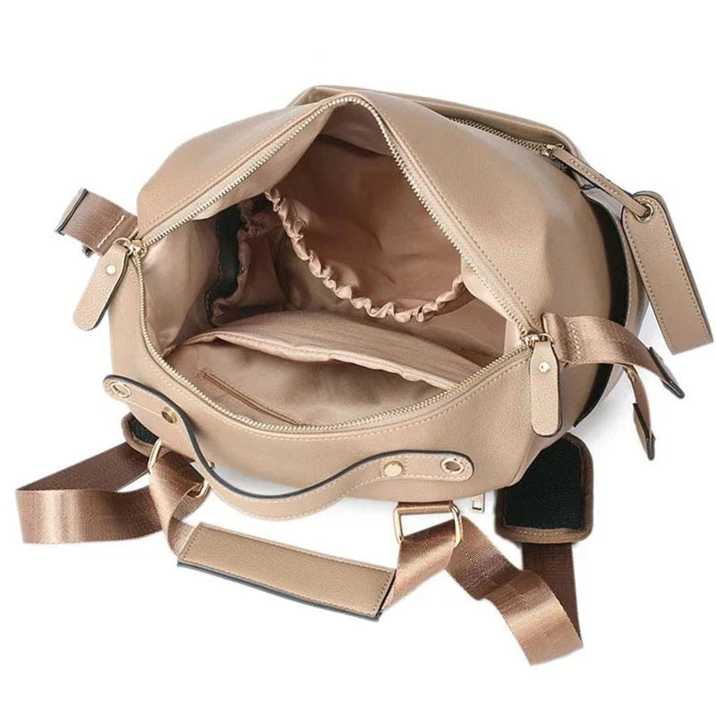 Vegan Leather Diaper Backpack, Stroller Straps – Kidoriko