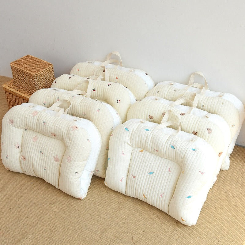 Embroidered Cotton Baby Nap Nest, Portable – Kidoriko