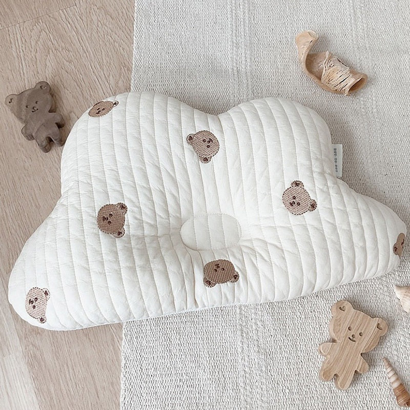Luxe Cloud Pillow Olive – Soft Nursery Accent Pillow - Kidoriko
