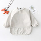 Solid Colour Waterproof Feeding Smock Bib – Kidoriko