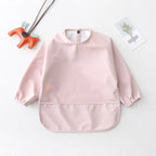 Solid Colour Waterproof Feeding Smock Bib – Kidoriko