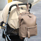 Vegan Leather Diaper Backpack, Stroller Straps – Kidoriko