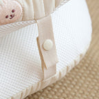 Embroidered Cotton Baby Nap Nest, Portable – Kidoriko