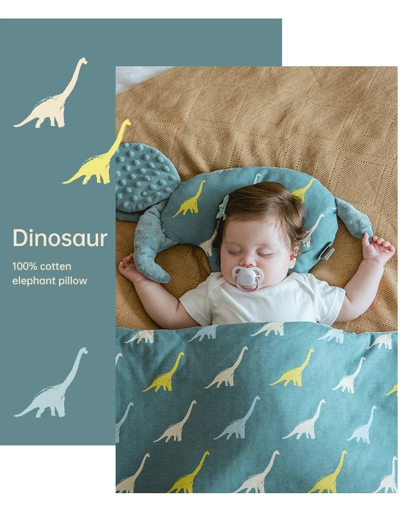 Plush Elephant Pillow, Soft Nursery Toy – Kidoriko