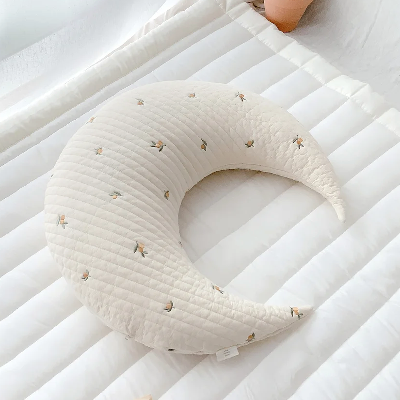 Moon Nursing Pillow, Cotton Blend Support – Kidoriko