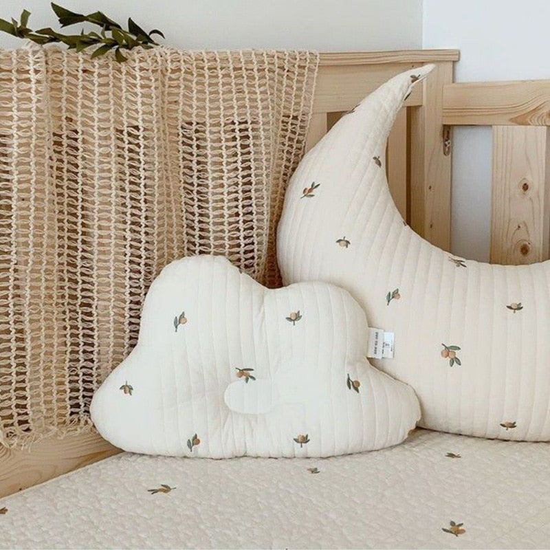 Luxe Cloud Pillow Olive – Soft Nursery Accent Pillow - Kidoriko