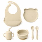 Bear Silicone Baby Feeding Set