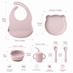 Bear Silicone Baby Feeding Set