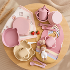 Bear Silicone Baby Feeding Set