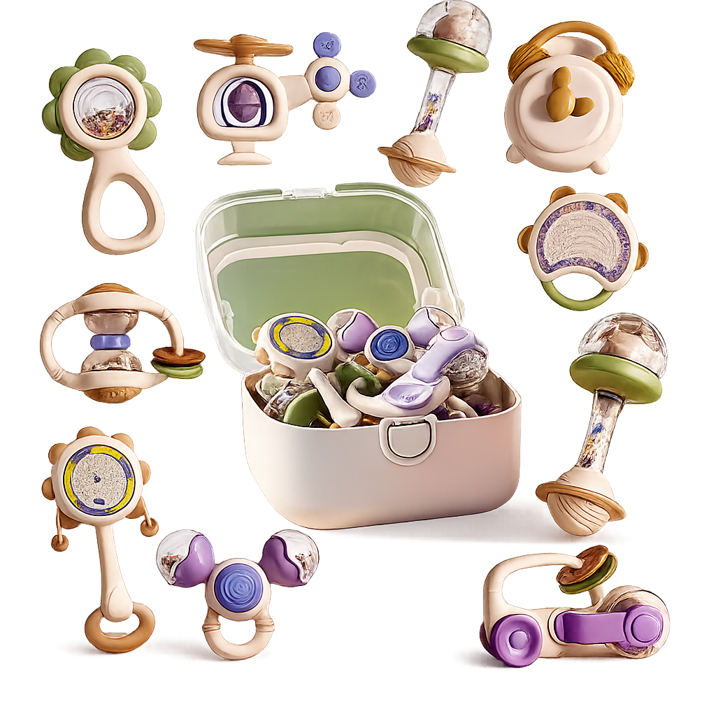 WonderPlay Baby Sensory Toy 10Pc Gift Set
