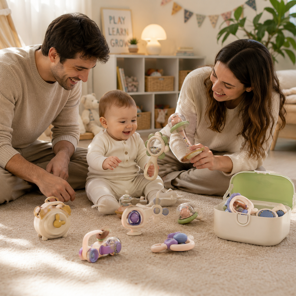 WonderPlay Baby Sensory Toy 10Pc Gift Set