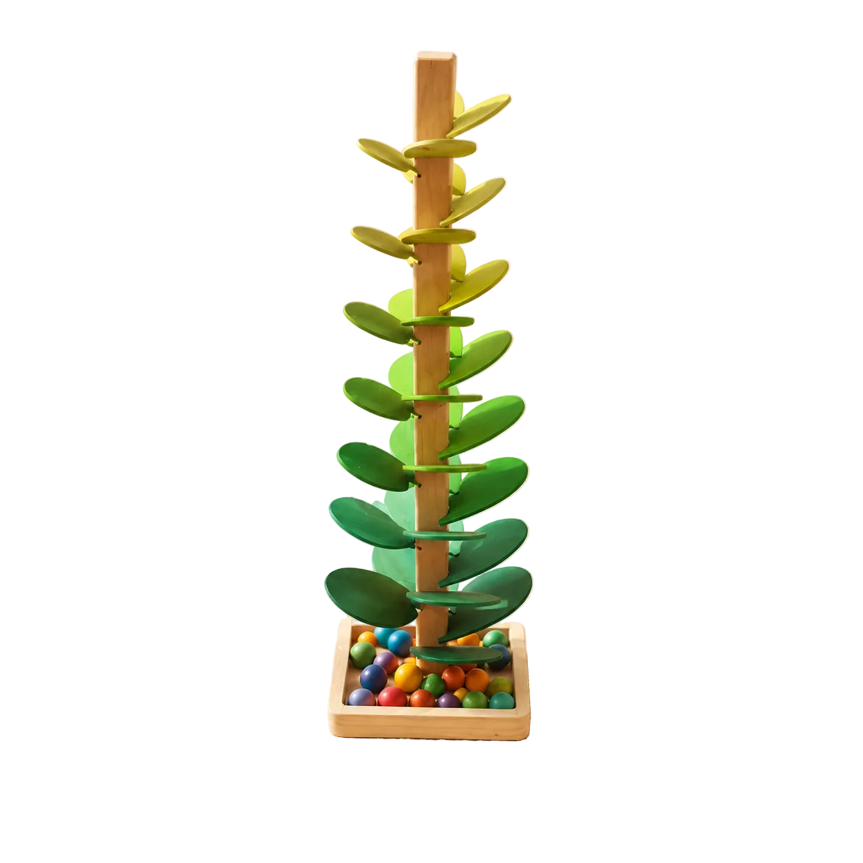 Wooden Music Sounding Trees, Color Sorting Trays & Ball Sets