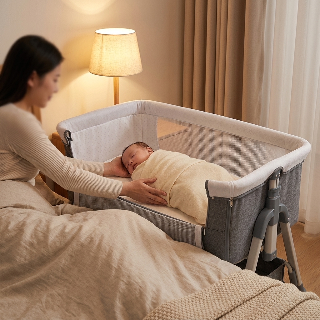 Bedside Co-Sleeper Bassinet, Adjustable Height – Kidoriko