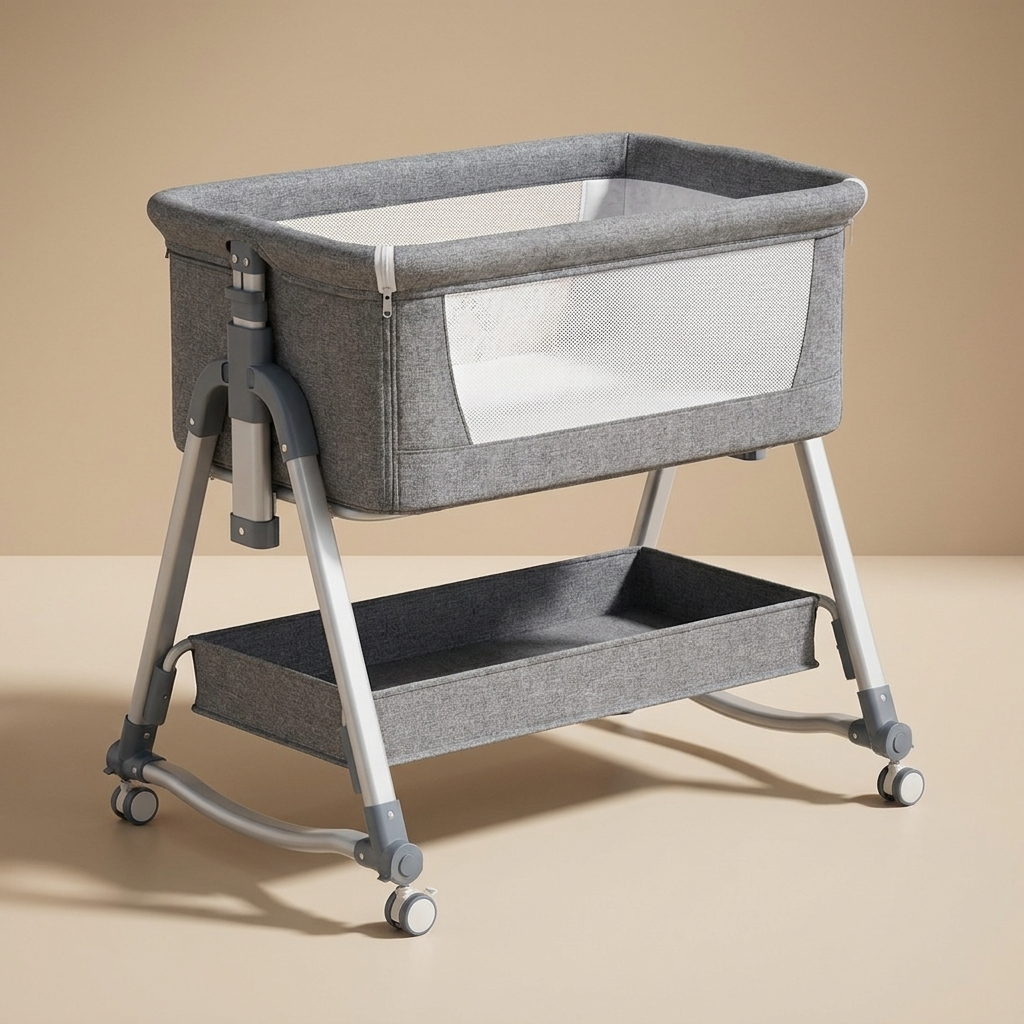 Bedside Co-Sleeper Bassinet, Adjustable Height – Kidoriko