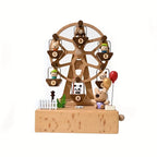 Handcrafted Wooden Ferris Wheel Music Box – Kidoriko