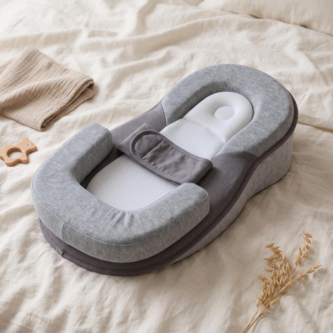 Inclined Newborn Lounger with Memory Foam – Kidoriko