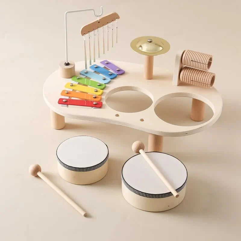 My First Music Set – 7-in-1 Drum Kit – Kidoriko