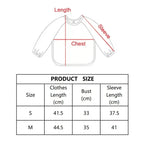 Waterproof Long Sleeve Smock Bib with Pocket – Kidoriko